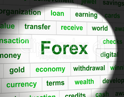 Forex Currency Indicates Exchange Rate And Foreign