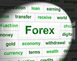 Forex Currency Indicates Exchange Rate And Foreign