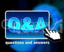 Q And A Means Frequently Asked Questions And Web