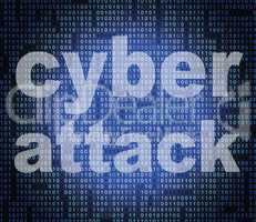 Cyber Attack Represents World Wide Web And Criminal