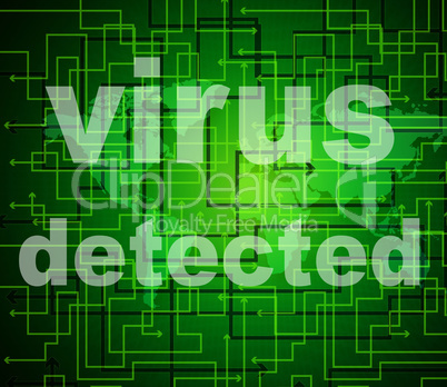 Virus Detected Means Find Antiviral And Detects