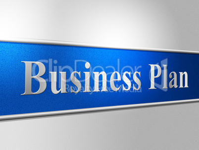 Plan Business Represents Proposal Suggestion And Stratagem
