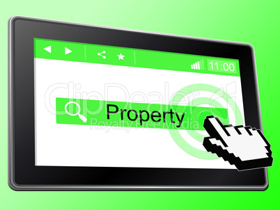 Online Property Means World Wide Web And House