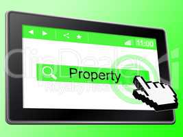 Online Property Means World Wide Web And House