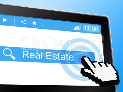 Real Estate Indicates On The Market And Web