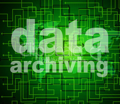 Data Archiving Shows Library Catalog And Backup