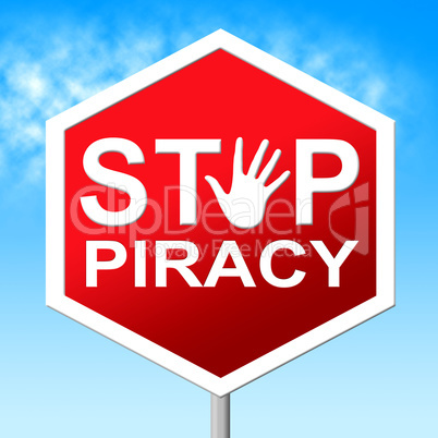 Piracy Stop Means Copy Right And Caution