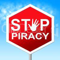 Piracy Stop Means Copy Right And Caution