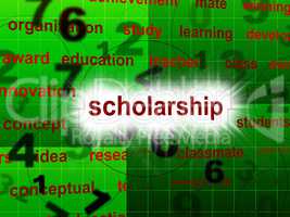 Education Scholarship Shows School Training And Schooling