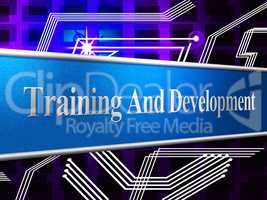 Training And Development Represents Learning Buildout And Webinar