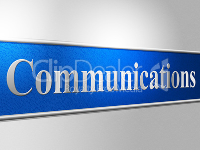 Computer Network Represents Global Communications And Chatting
