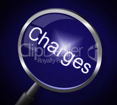 Charges Magnifier Represents Costs Magnification And Cost
