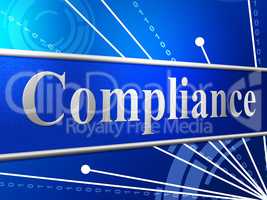 Compliance Agreement Shows Complied Guidelines And Process