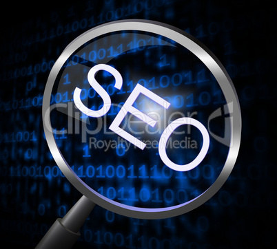 Seo Magnifier Represents Online Website And Optimization