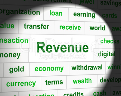 Earnings Revenue Means Income Incomes And Wages