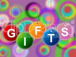 Gift Gifts Indicates Surprise Occasion And Giftbox