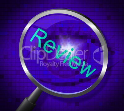 Magnifier Review Represents Magnifying Research And Evaluating