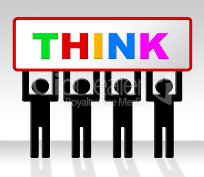 Think Thinking Shows Consider Concept And Contemplate