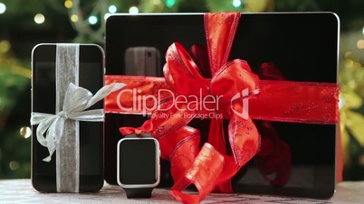 Tablet pc, smartphone and smartwatch for Christmas