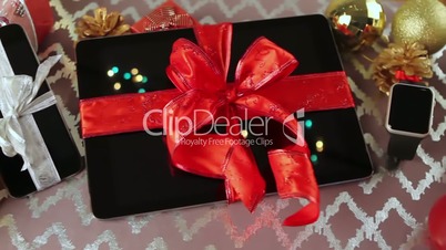 Tablet pc, smartphone and smartwatch for Christmas
