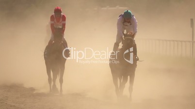 Two Riders in the Dust. Super Slow Motion