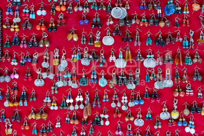 Souvenirs shop in Arab quarter .