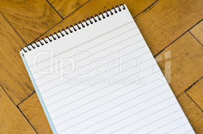 White notepad