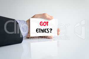 Got ethics text concept