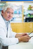 Pharmacist in lab coat