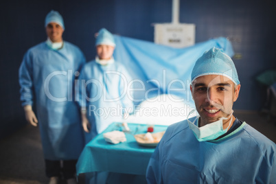Portrait of a surgeons in operation room