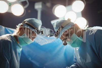 Portrait of surgeons in operation room