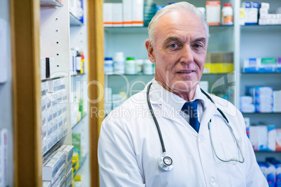 Pharmacist with a stethoscope