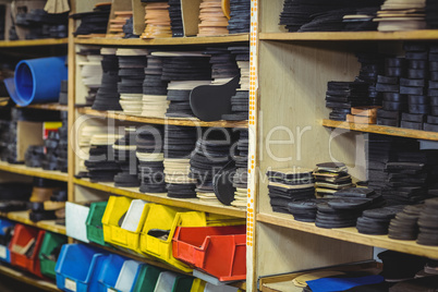 Shoe insole in shelf