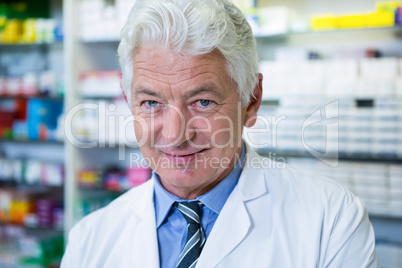 Pharmacist in lab coat