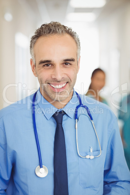 Portrait of a happy doctor