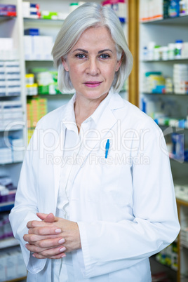 Pharmacist in lab coat