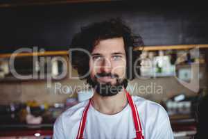 Portrait of male baker smiling