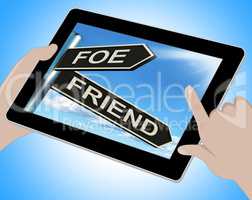 Foe Friend Tablet Means Enemy Or Ally