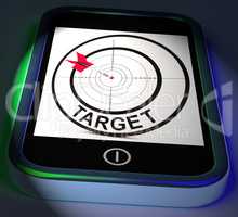 Target Smartphone Displays Goals Aims And Objectives