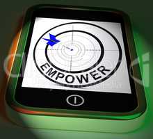 Empower Smartphone Displays Provide Tools And Encouragement