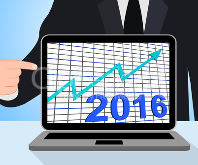 Twenty Sixteen Graph Chart Displays Increase In 2016