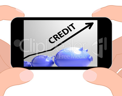 Credit Arrow Displays Lending Debt And Repayments