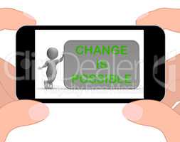 Change Is Possible Phone Means Rethink And Revise