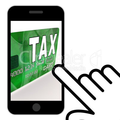 Tax On Credit Debit Card Displays Taxes Return IRS