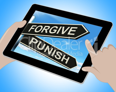 Forgive Punish Tablet Means Forgiveness Or Punishment
