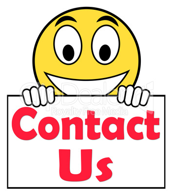 Contact Us On Sign Shows Communicate Online