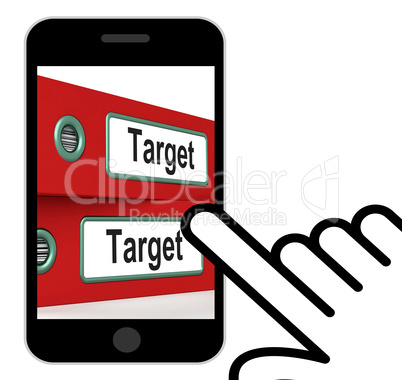 Target Folders Displays Business Goals And Objectives