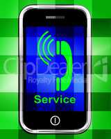 Service  On Phone Displays Call For Help