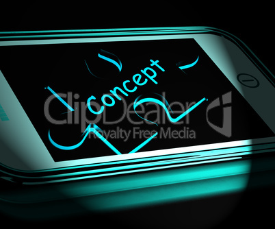 Concept Smartphone Displays Innovation And Developing Ideas