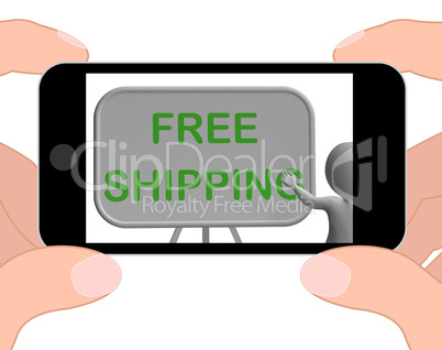 Free Shipping Phone Shows Item Shipped At No Cost